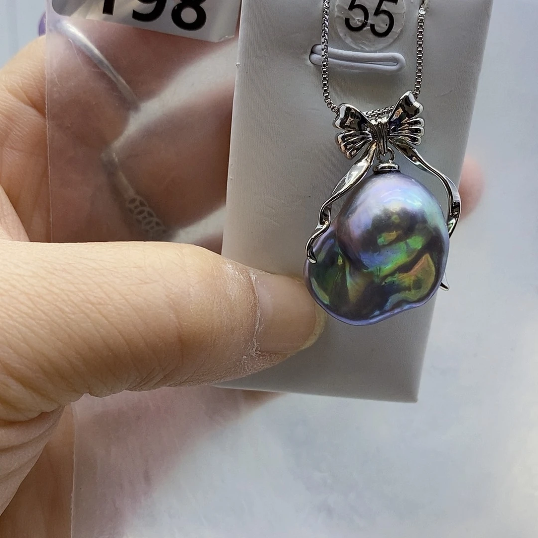 颈饰合金淡水珍珠