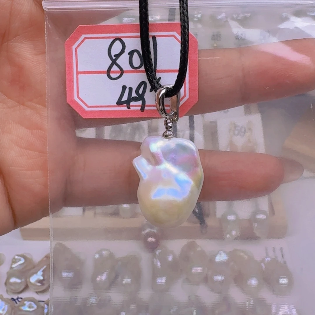 银S925镶嵌耳饰淡水珍珠