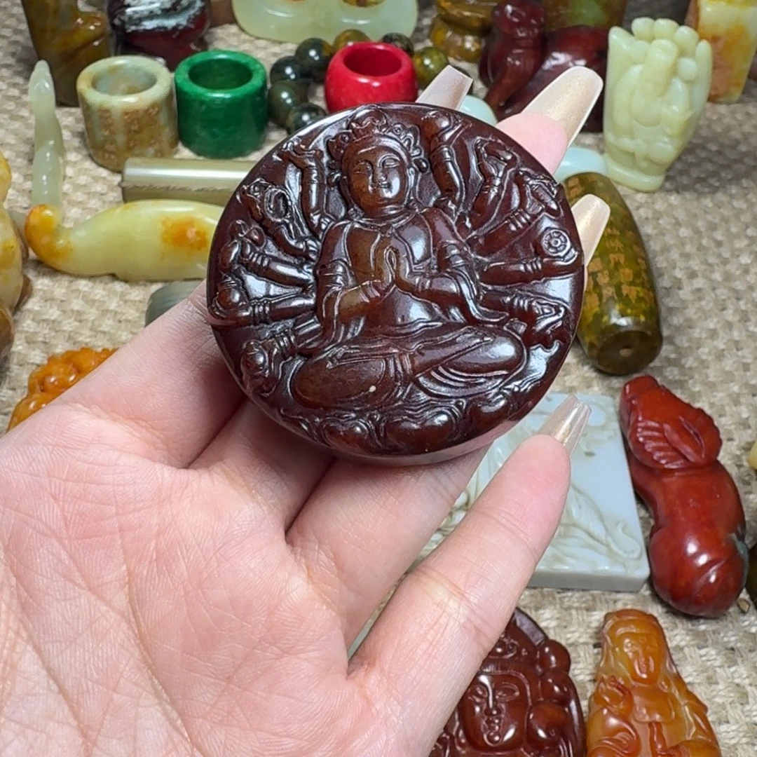 吊坠白玉菩提挂件