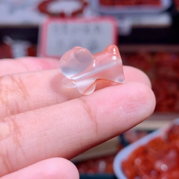 南红玛瑙未镶嵌南红溜达猫