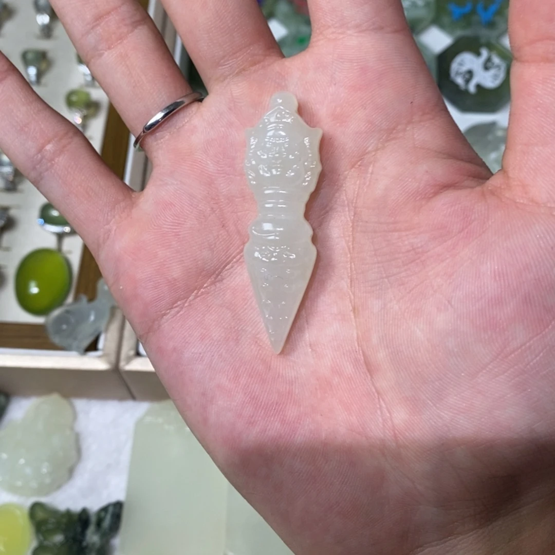 未镶嵌岫玉吊坠(不含链)