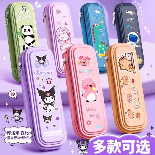 高颜值笔袋文具盒卡通可爱铅笔男女孩小学生大容量开学必备文具袋