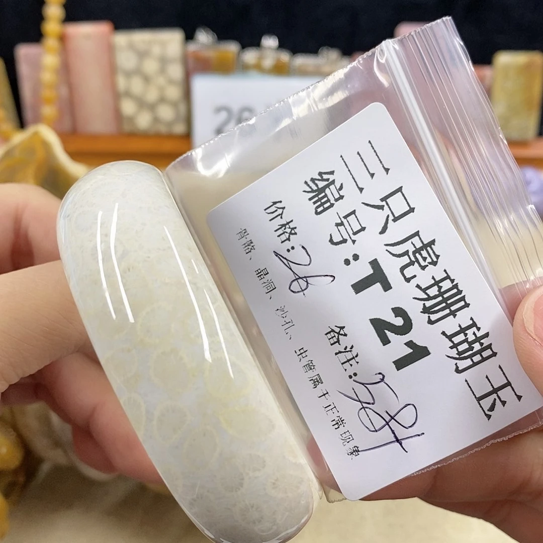 硅化珊瑚（珊瑚玉）1未镶嵌敬*