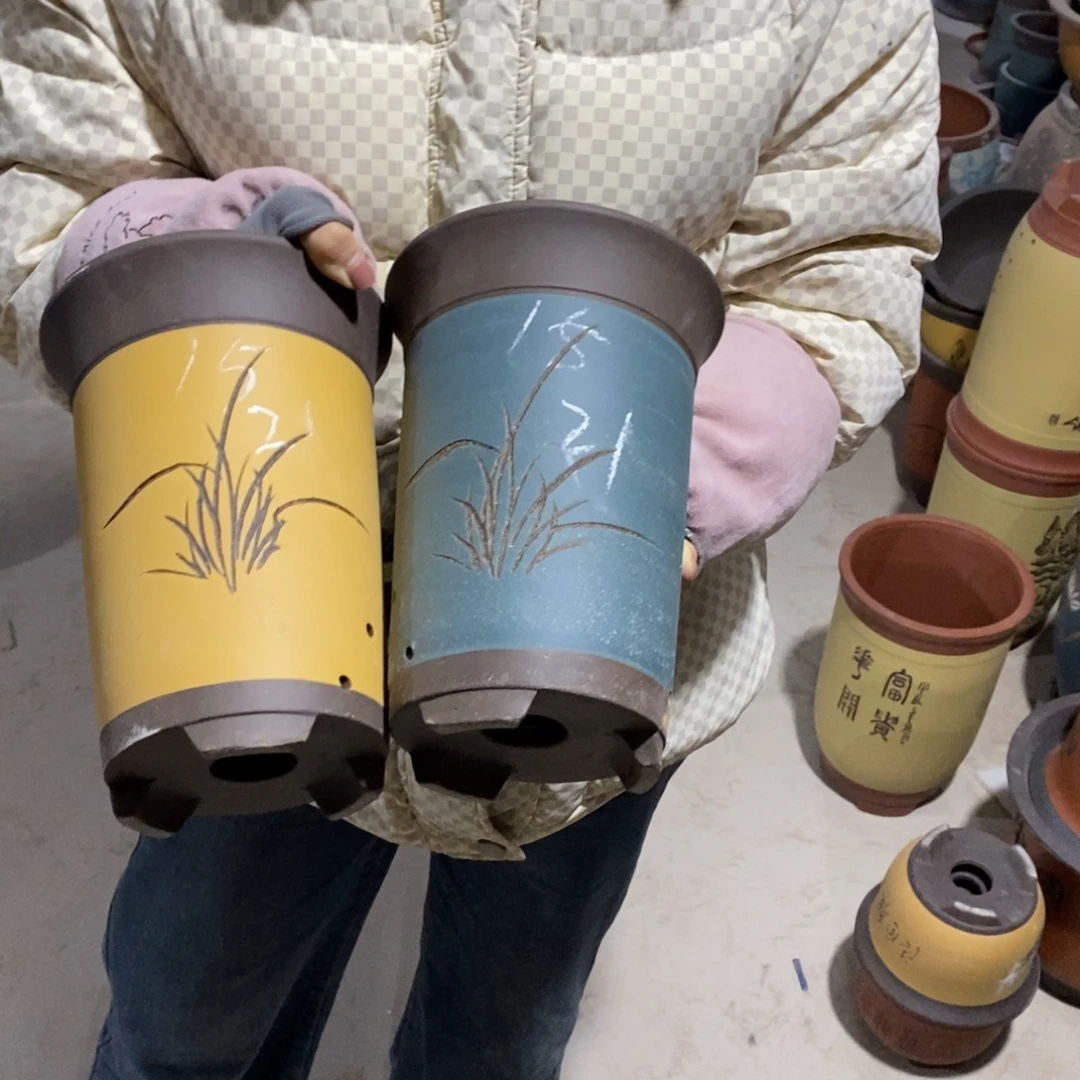 紫砂花盆紫砂花盆