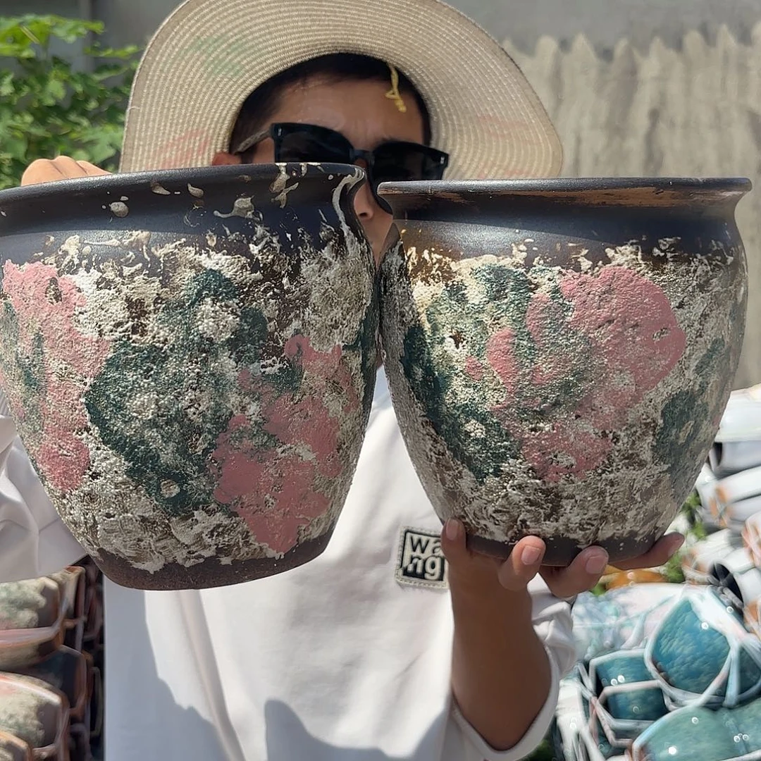 精品油画口径20高度20两个