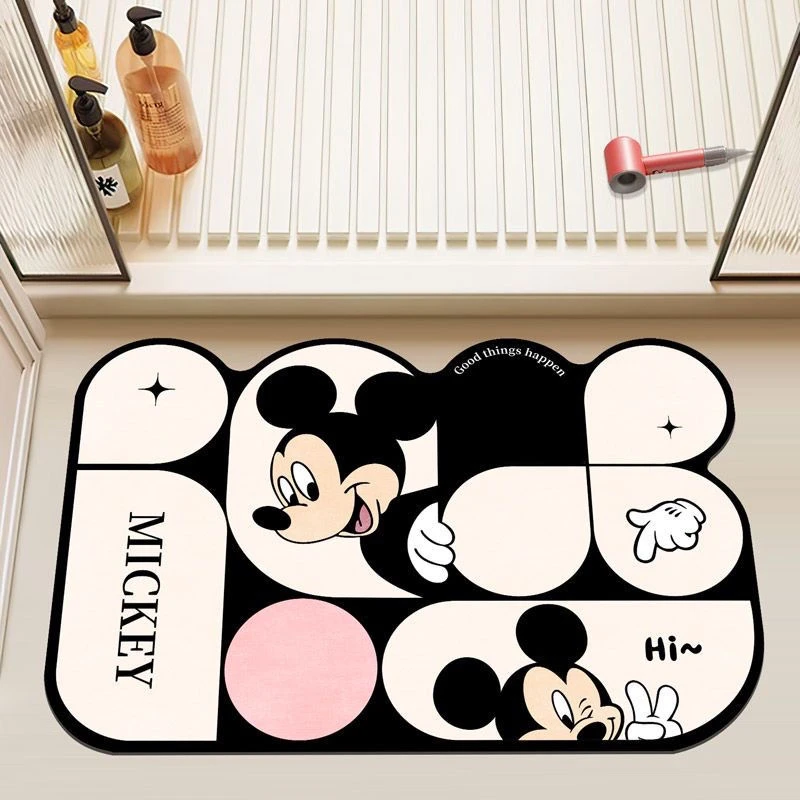 软硅藻泥吸水速干地垫卫生间浴室防滑脚垫厨房进门口家用