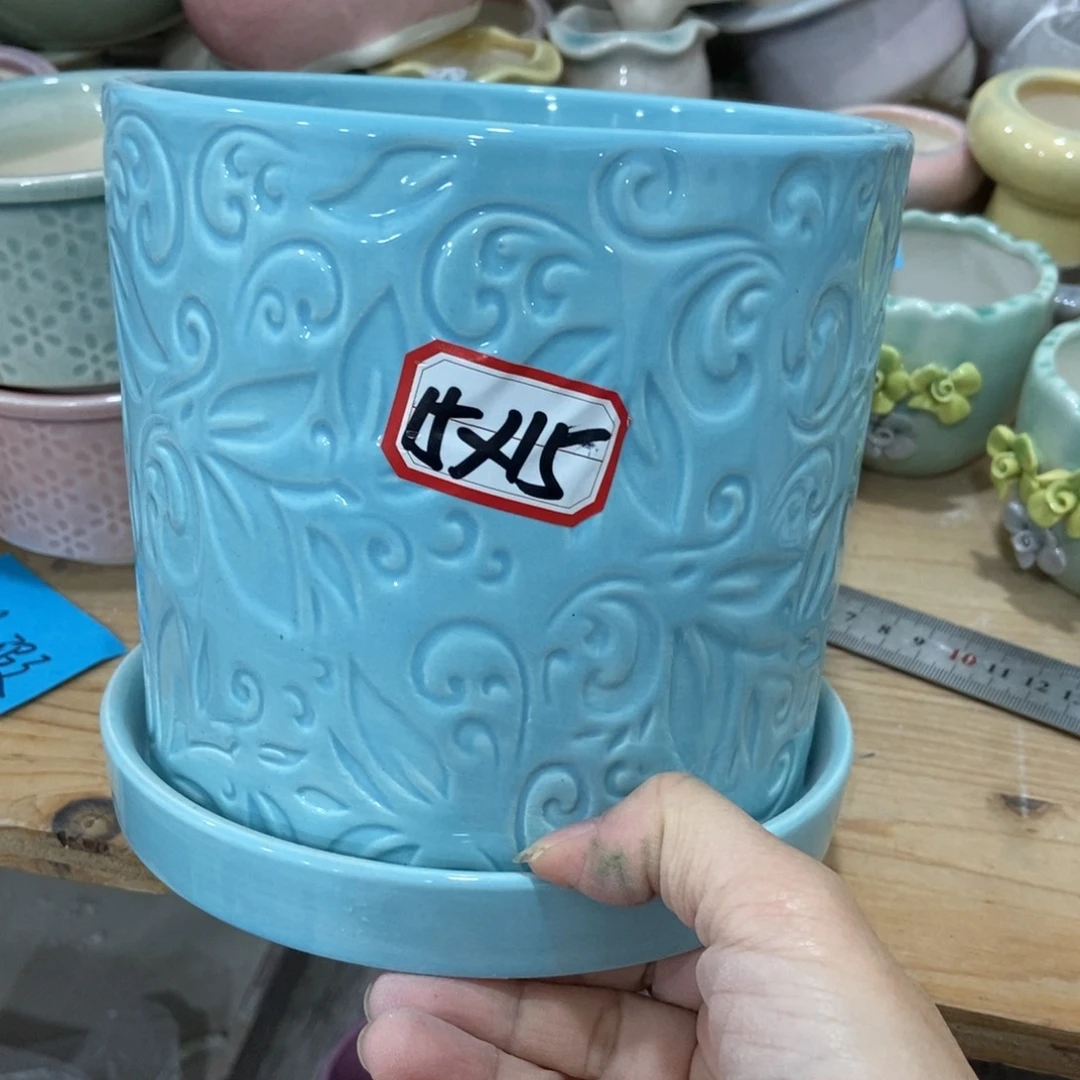 红陶陶瓷花盆凑满12米包邮