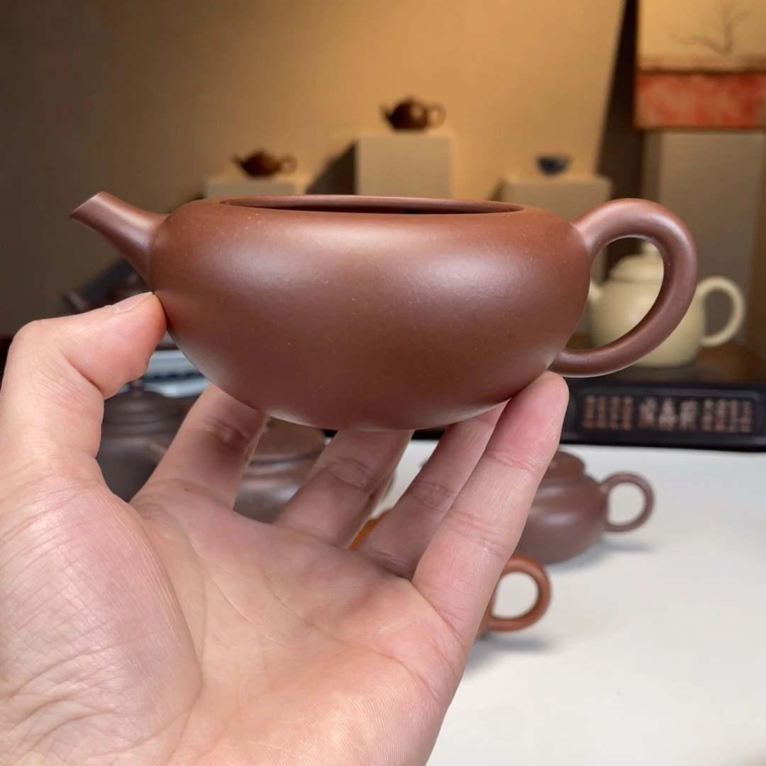 紫砂茶壶明**后曹留群 钵圆壶 180cc