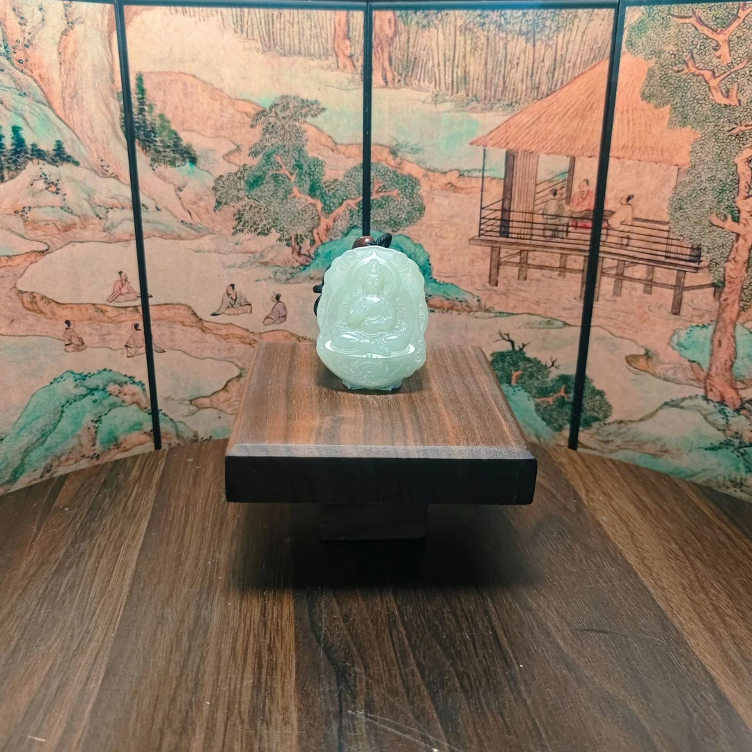 T和田玉观音吊坠0497