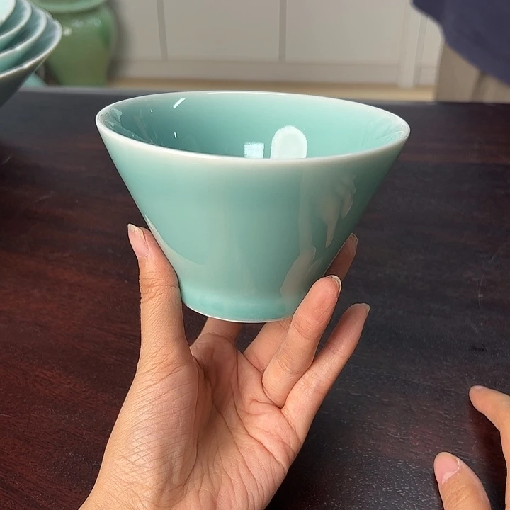 龙泉云间青瓷小米茶器