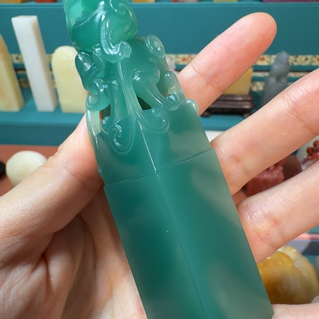 J***i寿山石印石寿山石雅安绿