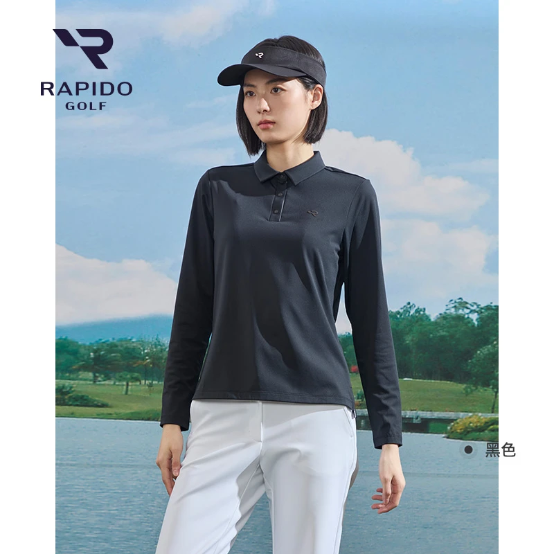 【新品】Rapido睿必度25女春季高尔夫半拉POLO衫雳霹道VP5Z41P05