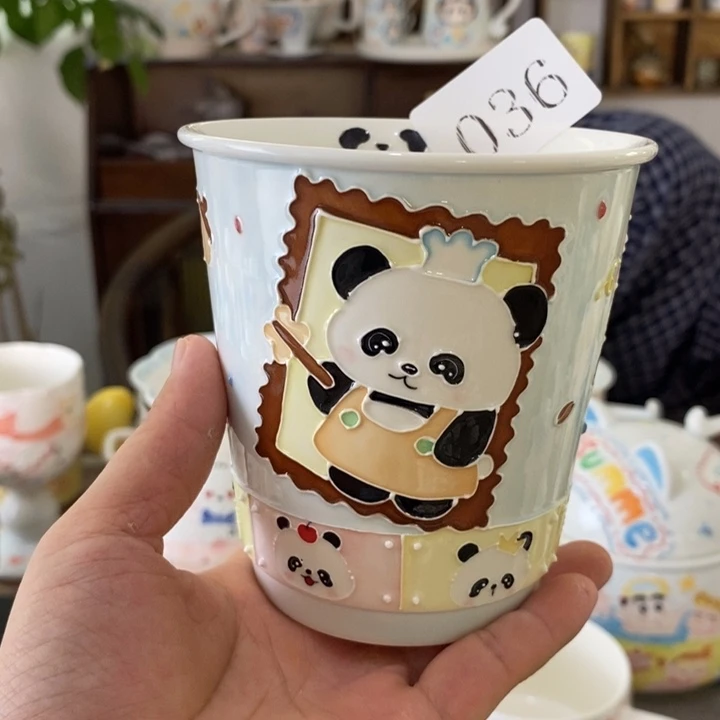 瓷片景德镇釉下彩手绘
