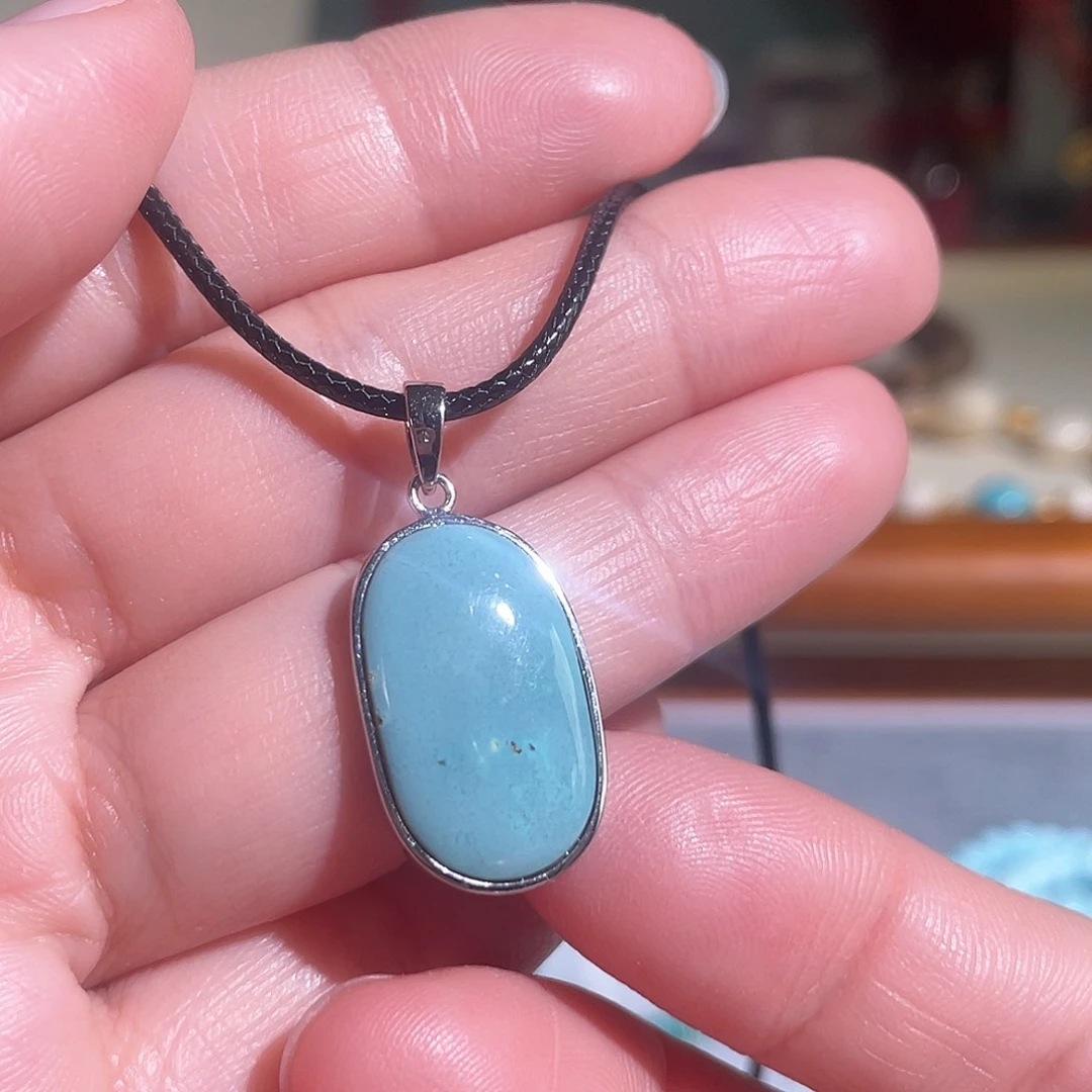 绿松石配饰银S925镶嵌