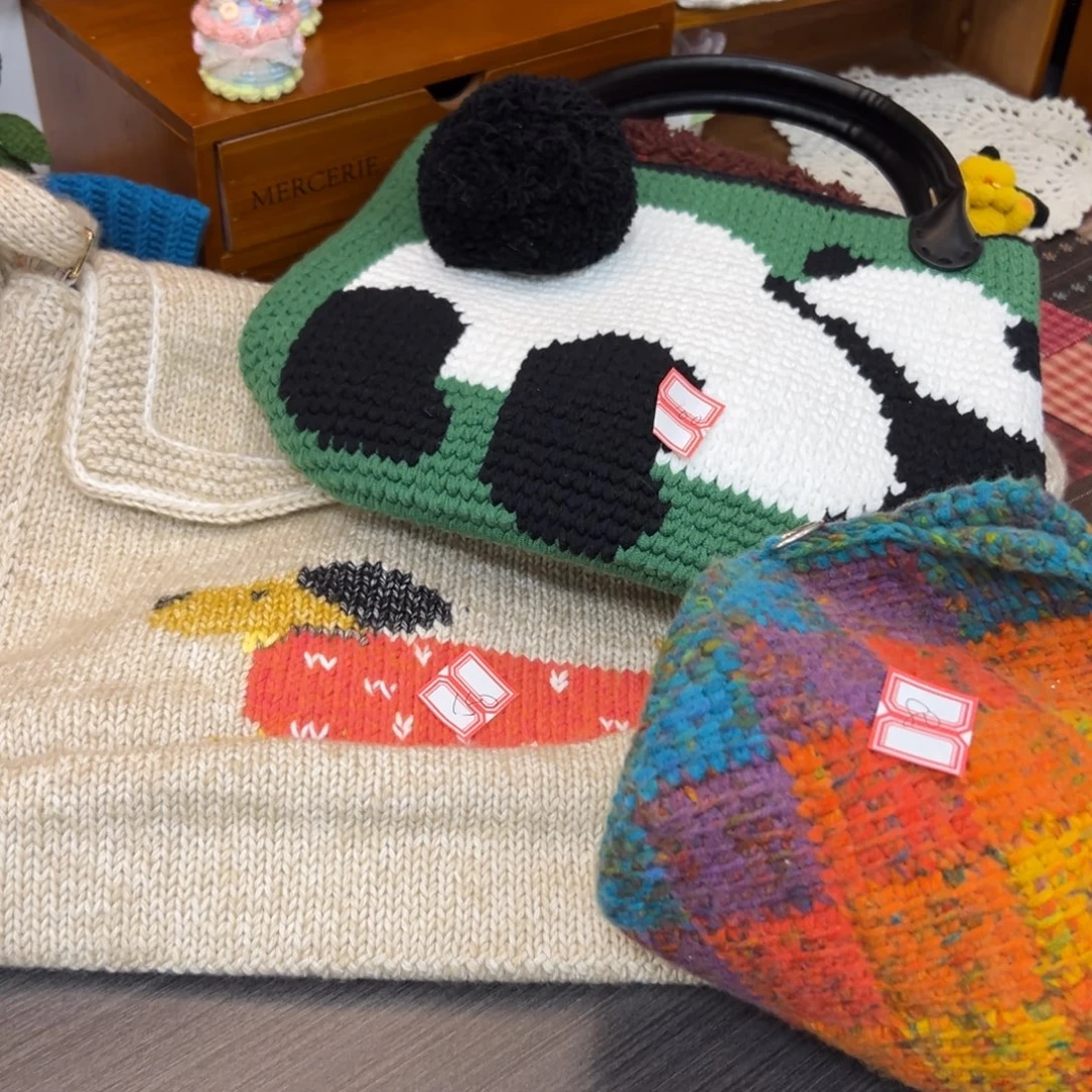 塑料钩织刺绣手工包包玩偶居家用品