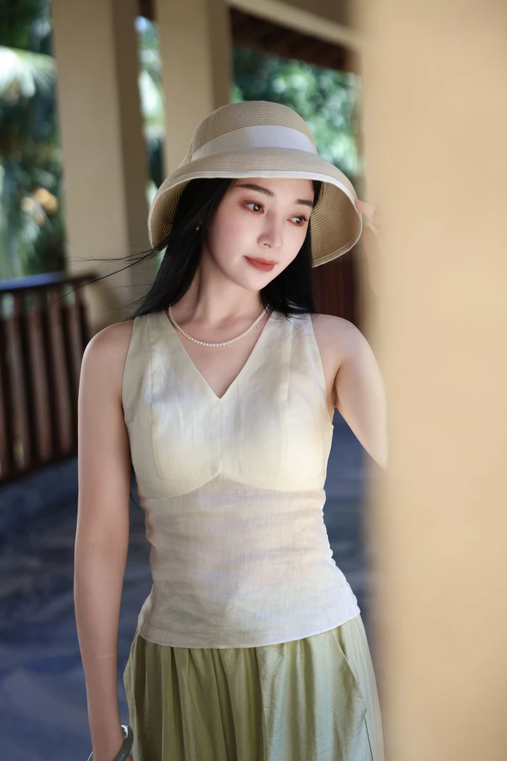 【昭布】夏季新款百搭气质日常通勤显瘦背心