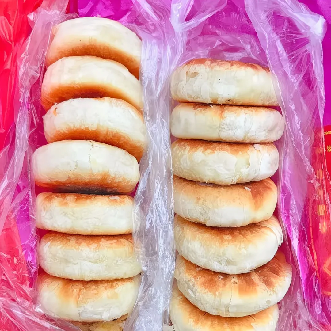潮汕特产绿豆饼正宗传统手工糕点酥皮绿豆糕小吃