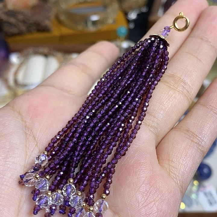 紫晶珠宝半成品未镶嵌