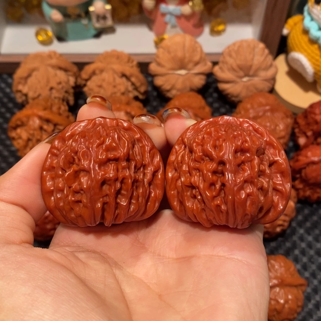 桃核吊坠40.8玉化四座楼，0980