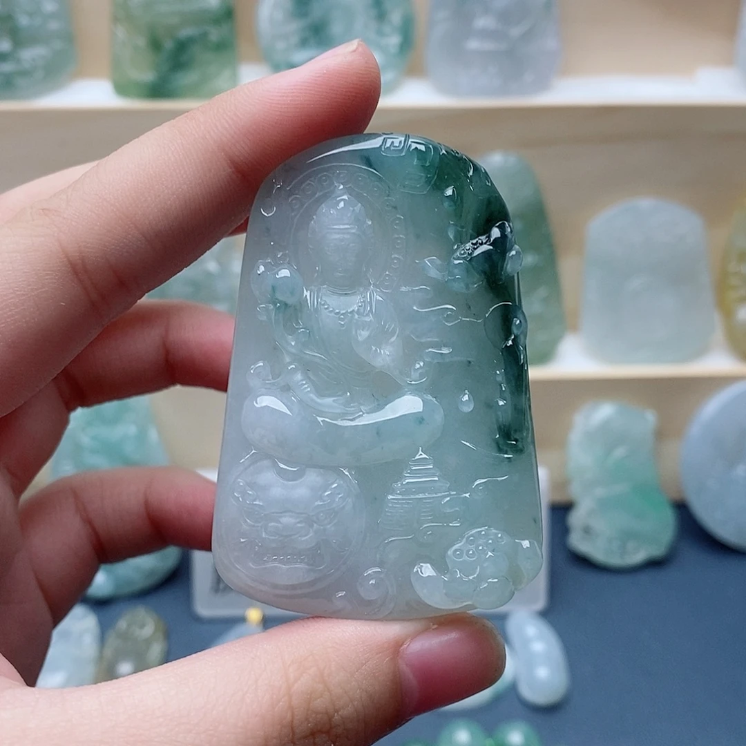 *****吊坠(不含链)未镶嵌翡翠文殊