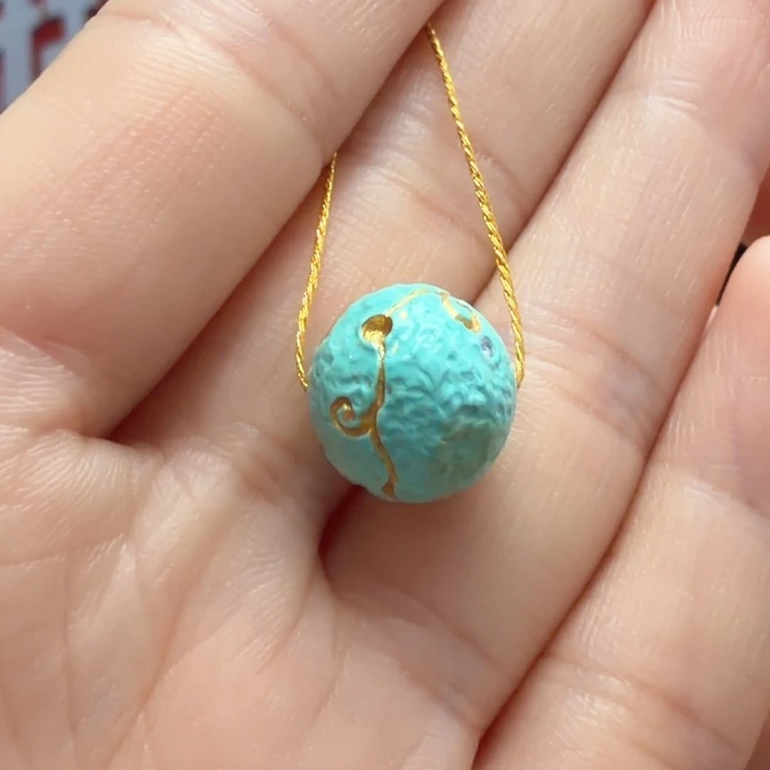 绿松石未镶嵌颈饰