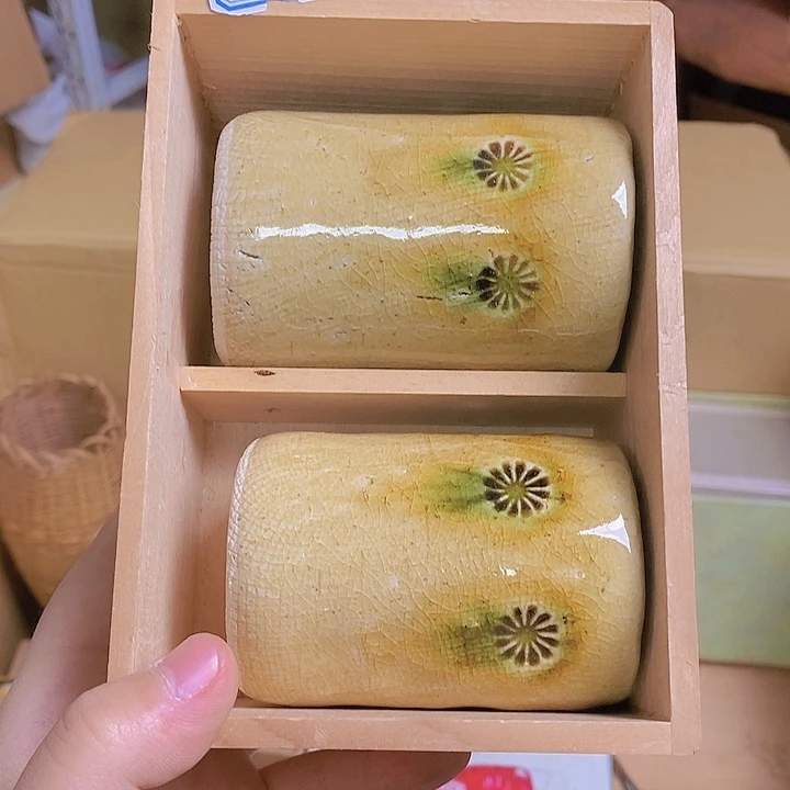 家用精美茶杯两客