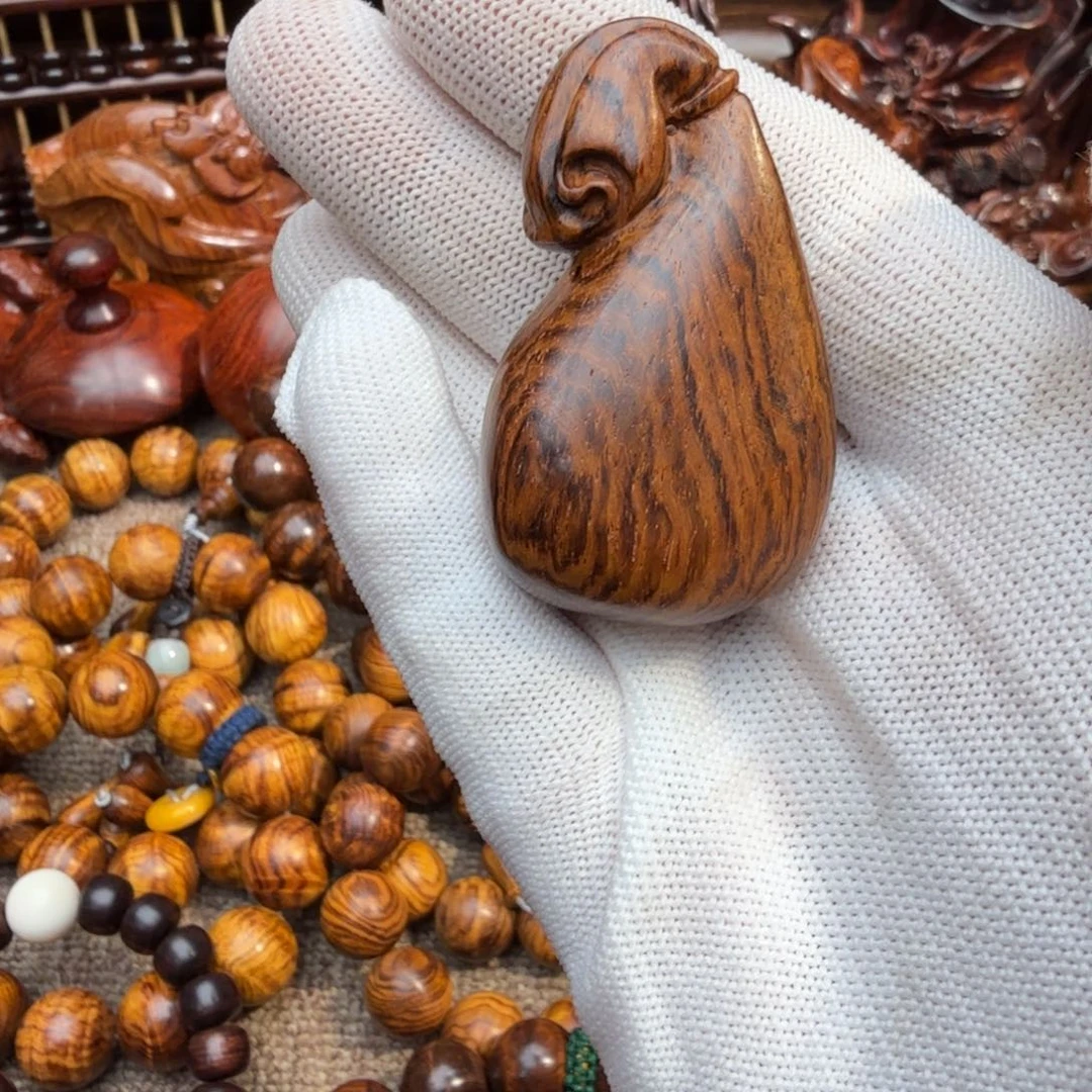 海南黄花梨钱袋70