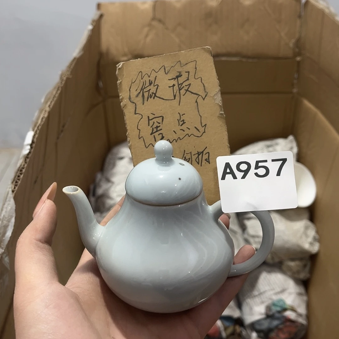 瓷片茶摆件工艺品摆件666