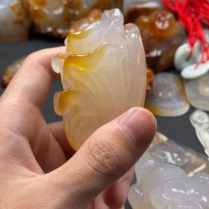 玛瑙/玉髓未镶嵌颈饰玛瑙