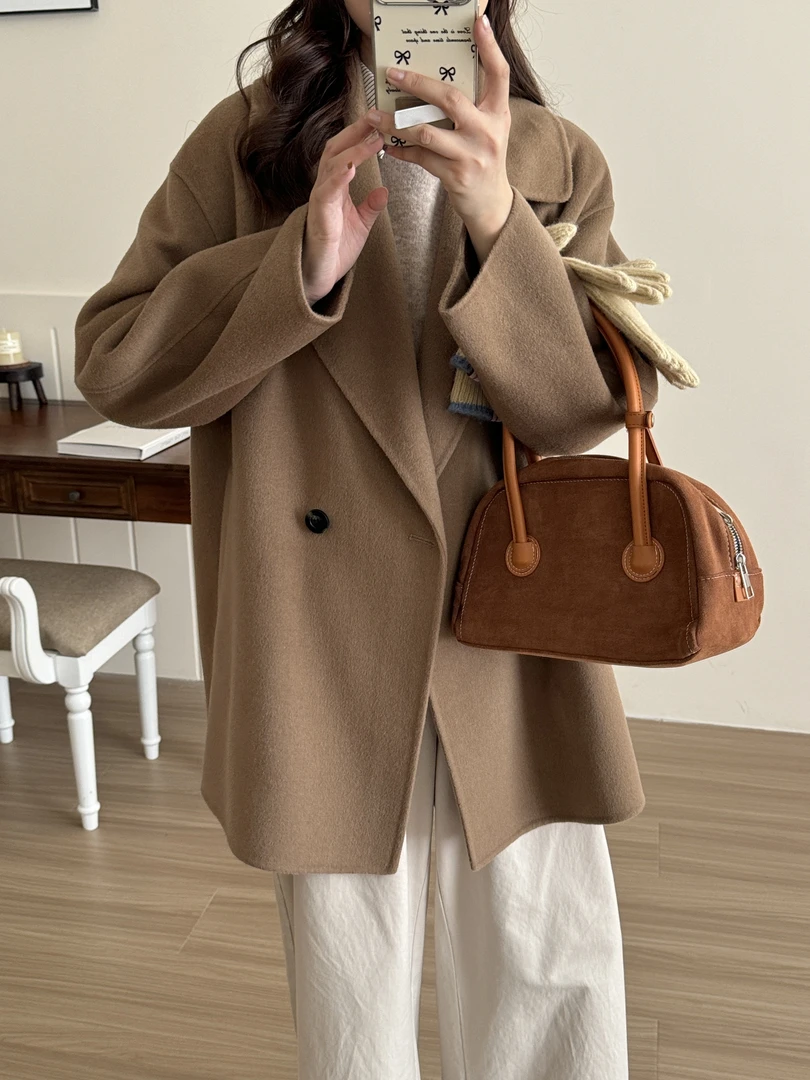 【特价】YICHEN西装中长款羊毛呢大衣YC 2957