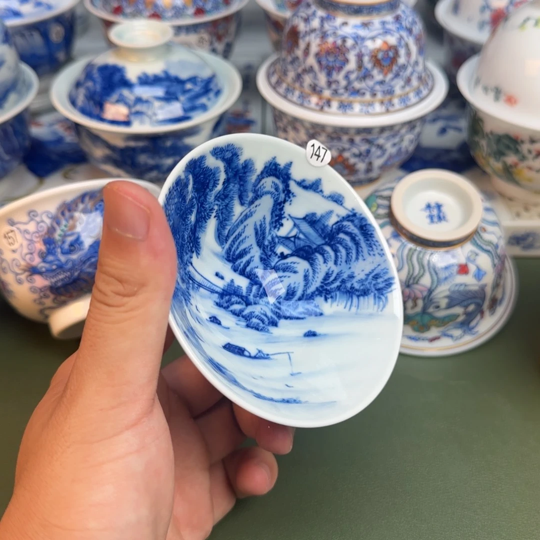 彦祖纯手工手绘茶具147