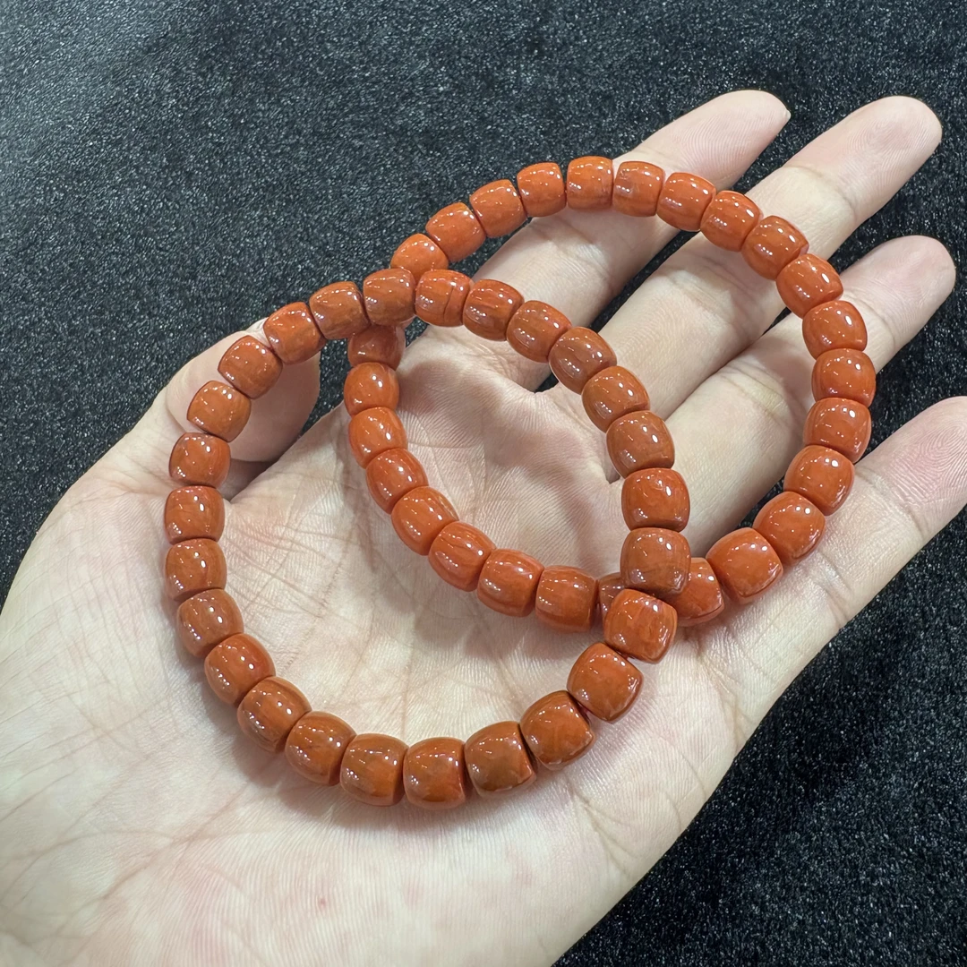 南红手串【小北质检】ZJH916Z39多样性发一