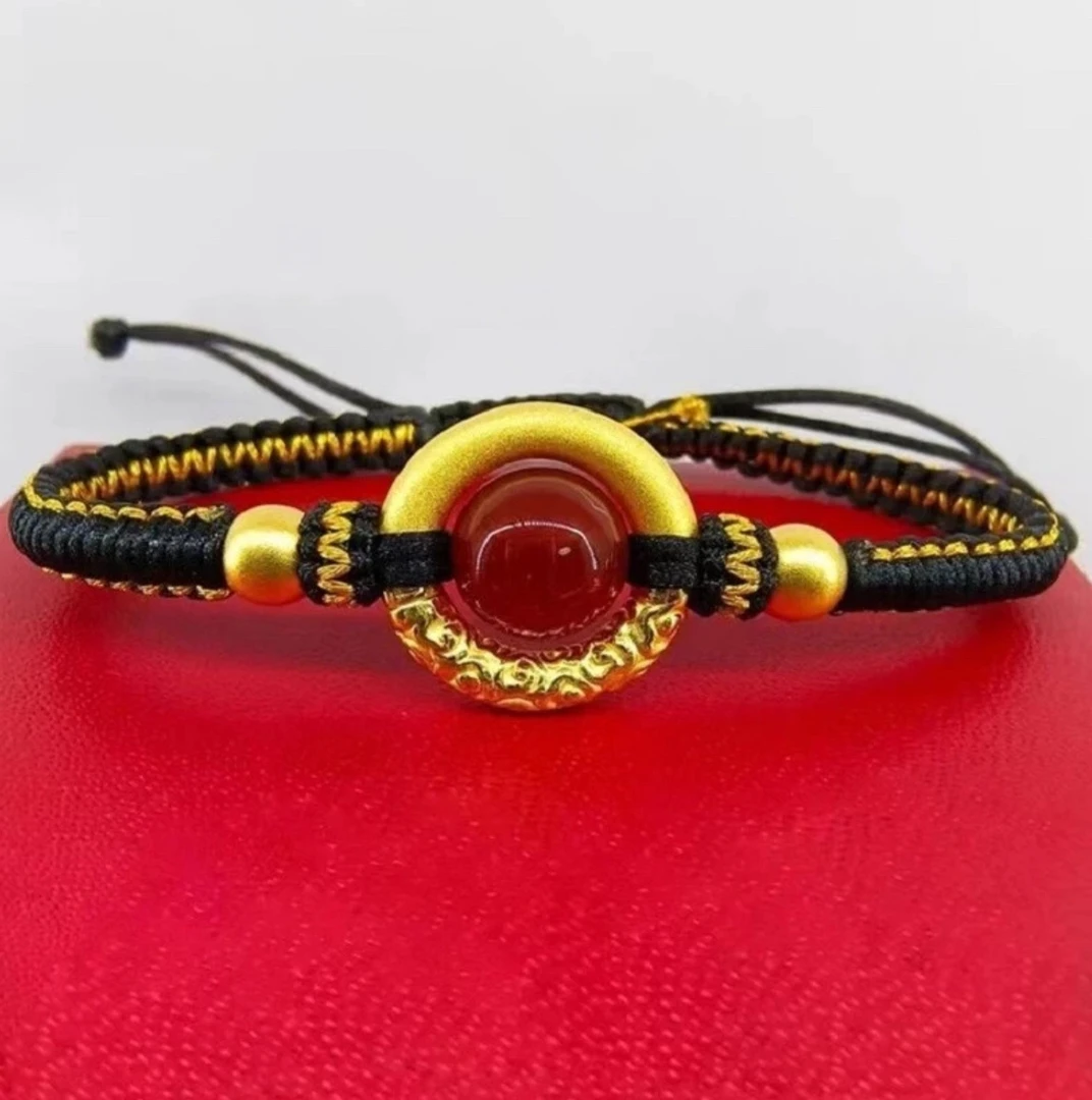 合金手链 祥云平安扣手绳款手工情侣可调节