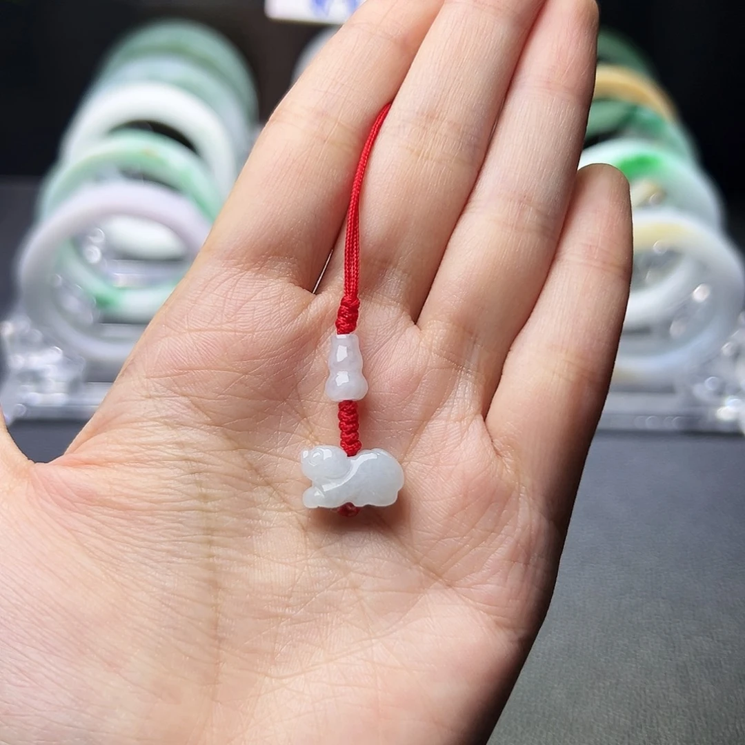 翡翠未镶嵌挂件翡翠挂坠