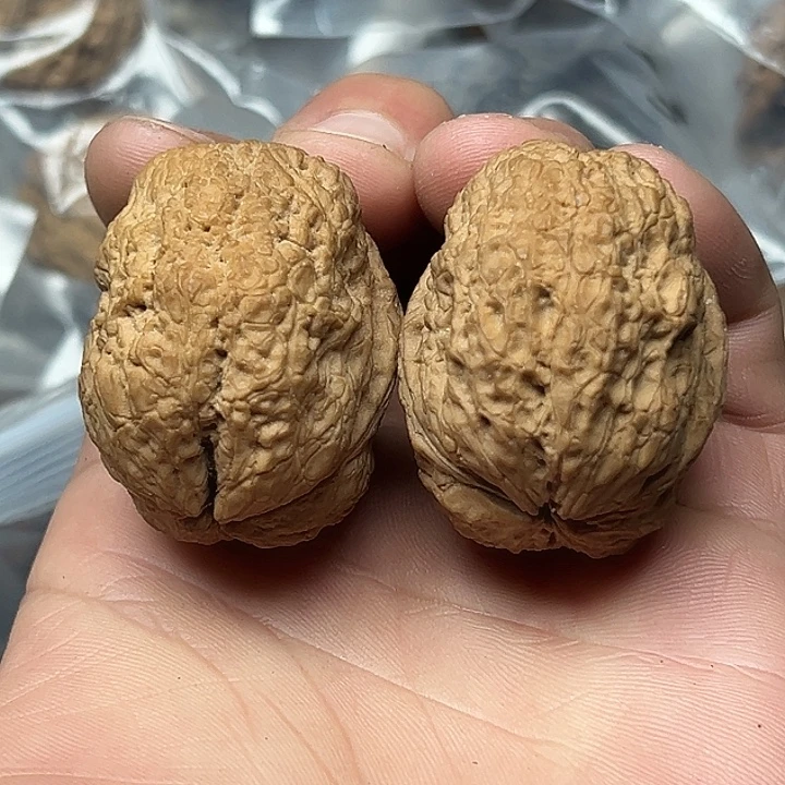 文玩核桃把件54号铁将军饕餮41尺