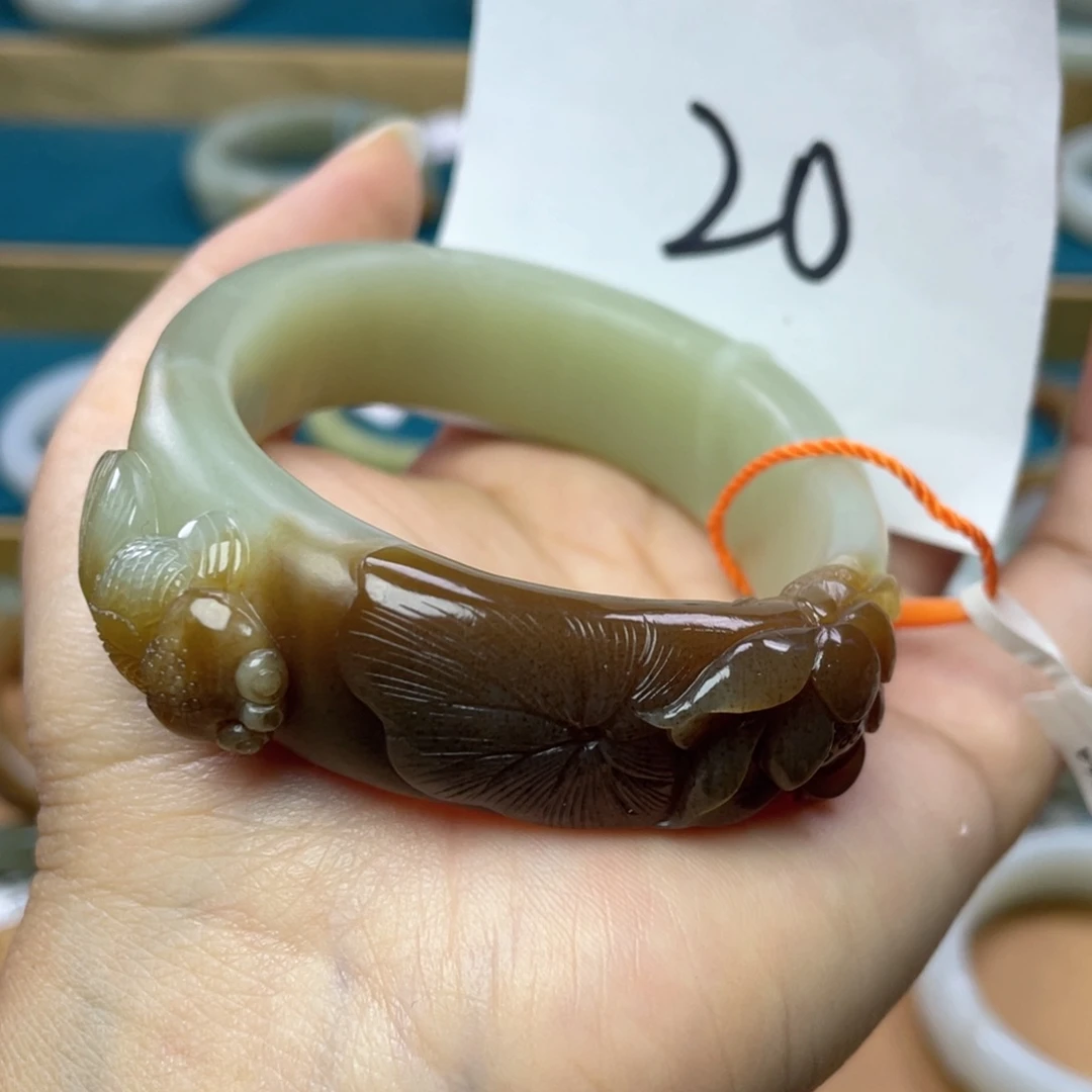 未镶嵌手镯和田玉圈口60