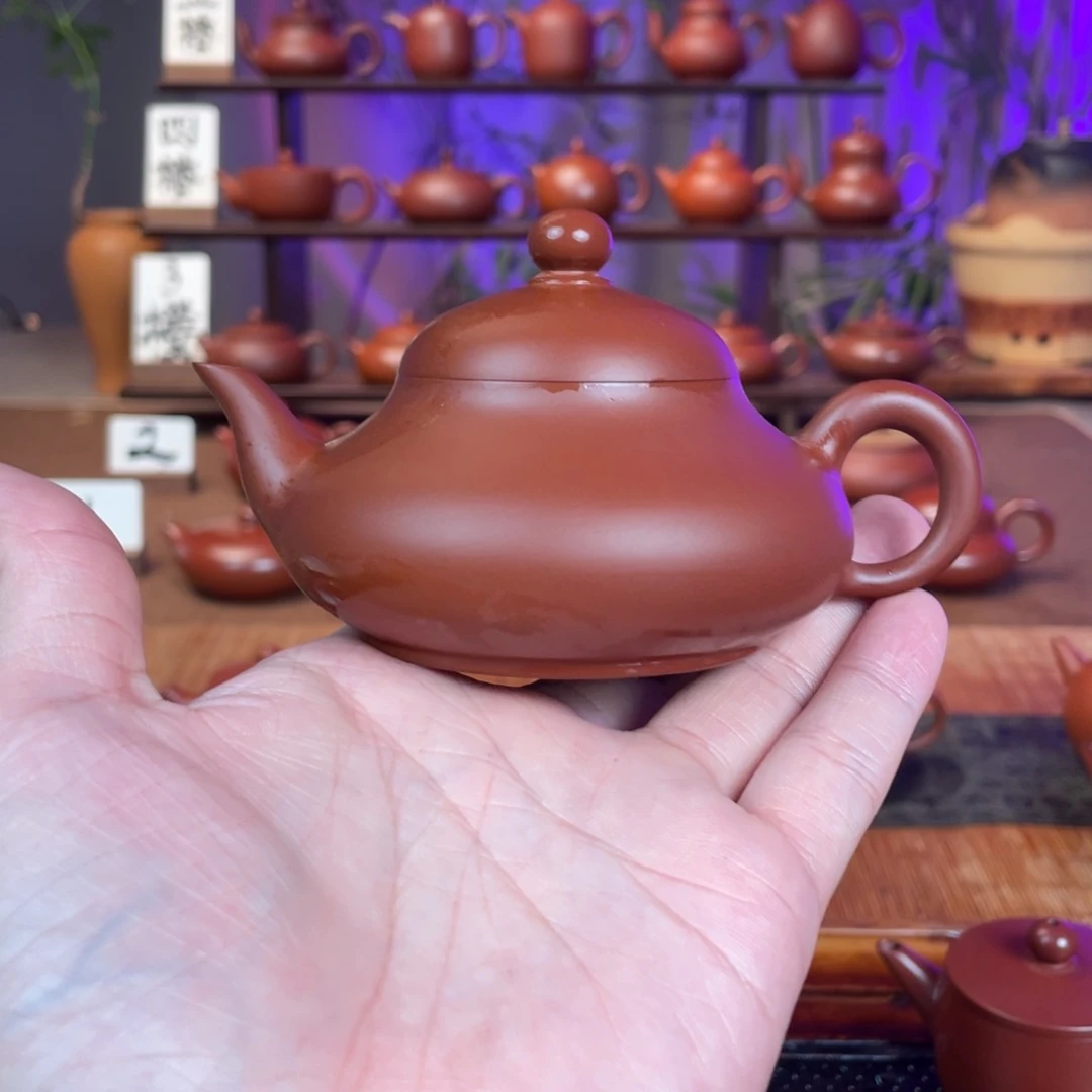 紫砂潮州手拉壶用****1精工梨壶