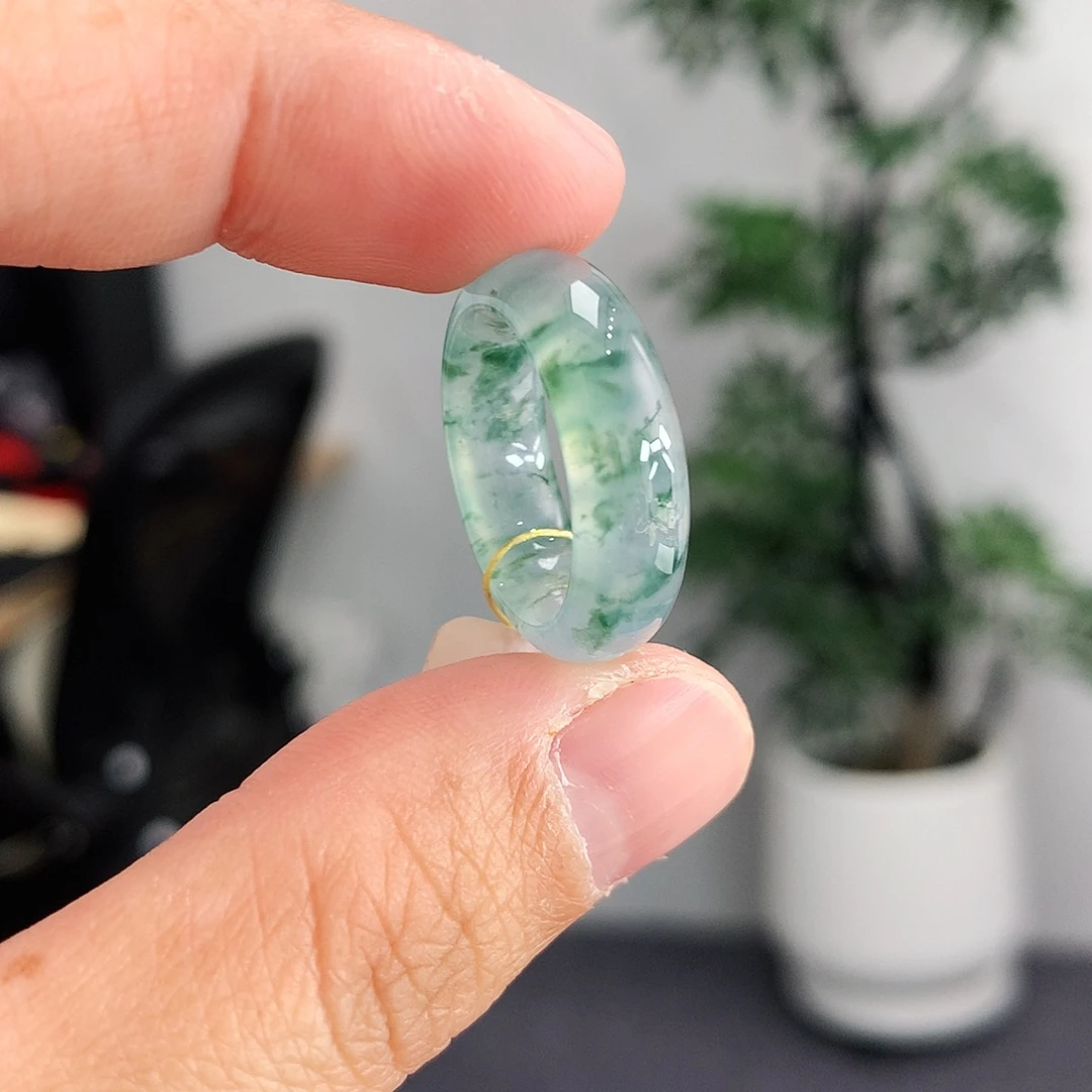 翡翠未镶嵌戒指9号
