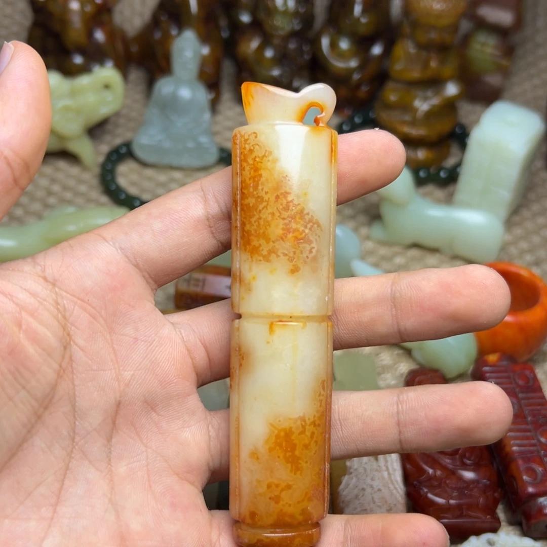 未镶嵌蛇纹石玉颈饰