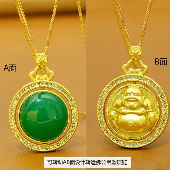 「天朝专属」 时尚百搭 高冰帝王 转运玉佛 -YQ-2B