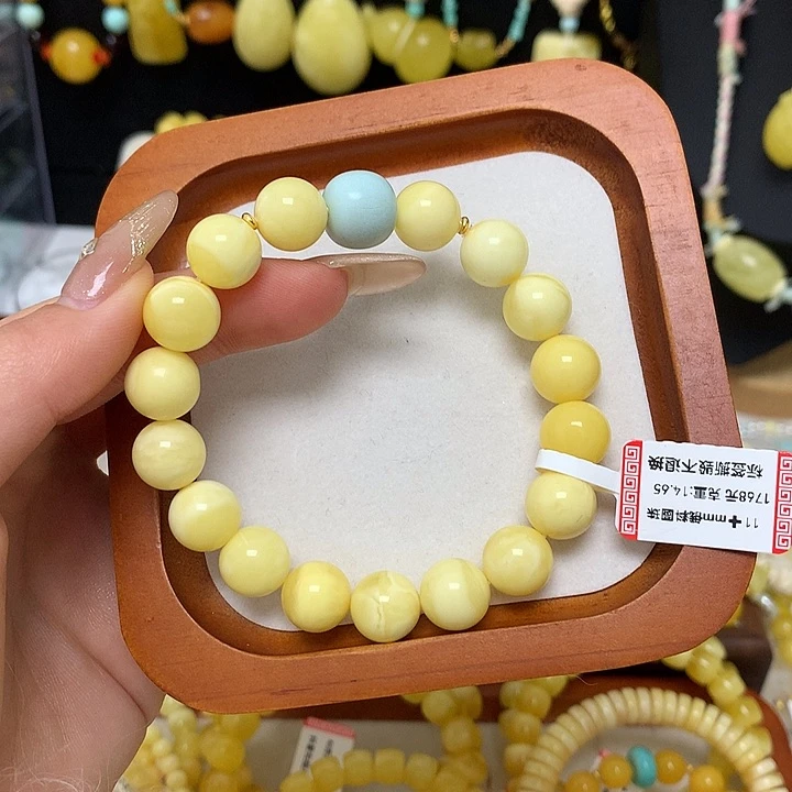 手链蜜蜡未镶嵌蜜蜡手串