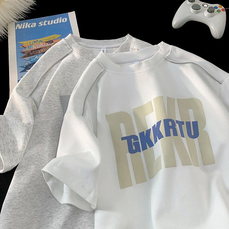 印曼巴棉宽松发泡链克拉大码短袖恤ppolo衫男短袖