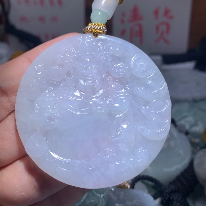 颈饰未镶嵌翡翠保真天然A货翡翠