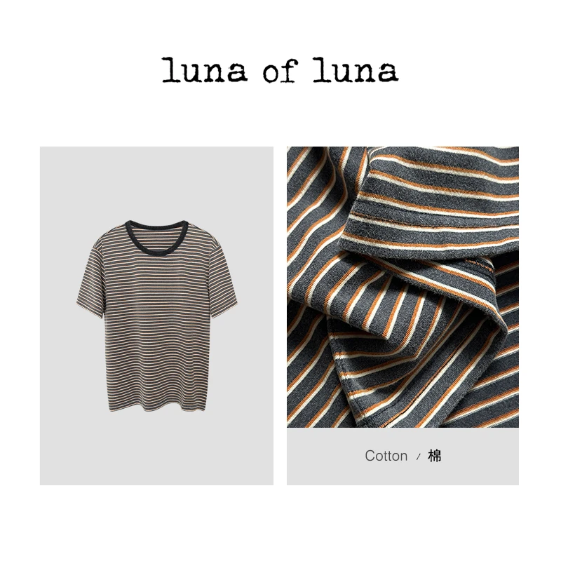 条纹 老钱风极简风T恤 TX01657