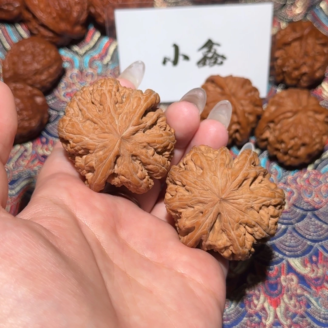核桃把件1067号46大粗筋文玩核桃