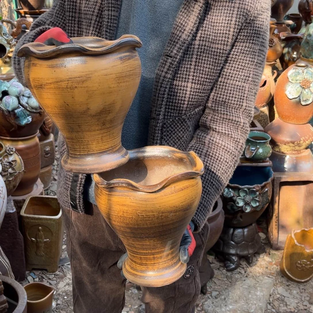 红陶高21口20有孔