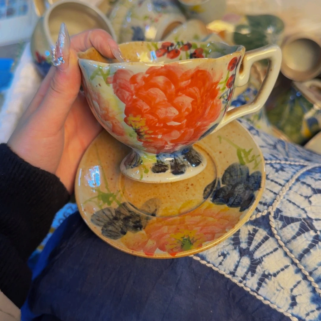 瓷片景德镇陶瓷手工手绘