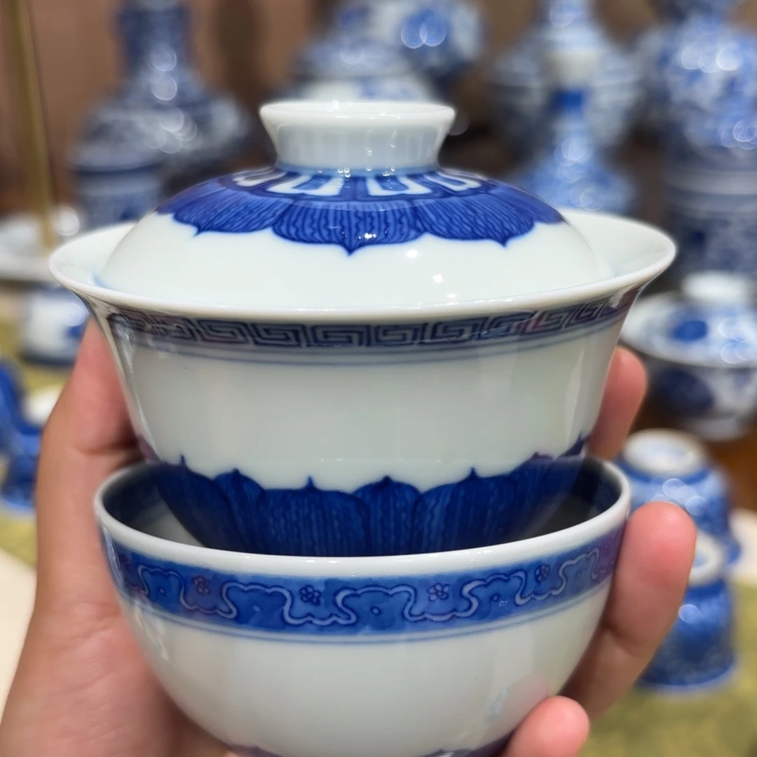 奔***牛瓷瑕 佛莲套组 不退不换…………