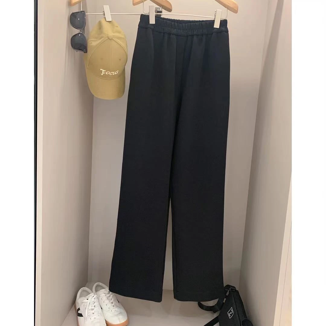 072 & RICE「０７２」橡筋腰阔腿裤 0003 FF