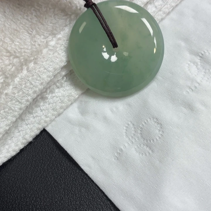 翡翠未镶嵌颈饰翡翠天然A货平安扣